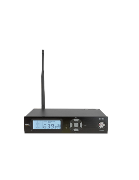 AMS MU 301 + LV 301 Sistema inalámbrico UHF. 100 canales