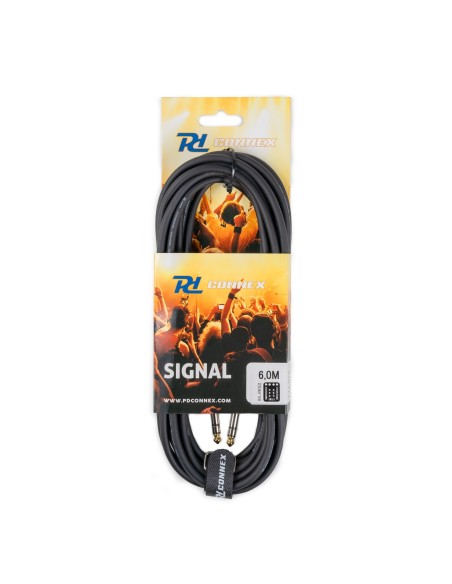 PD Connex CX80-6 Cable jack 6.3 Stereo- jack 6.3 Stereo 6m
