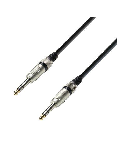 Adam Hall Cables 3 STAR BVV 0600 - Cable de Audio de Jack 6,3 mm estéreo a Jack 6,3 mm estéreo 6 m