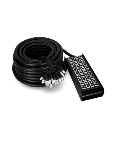 Adam Hall Cables K 40 C 30 - Manguera de Cable con Cajetín de Escenario 32/8 30 m