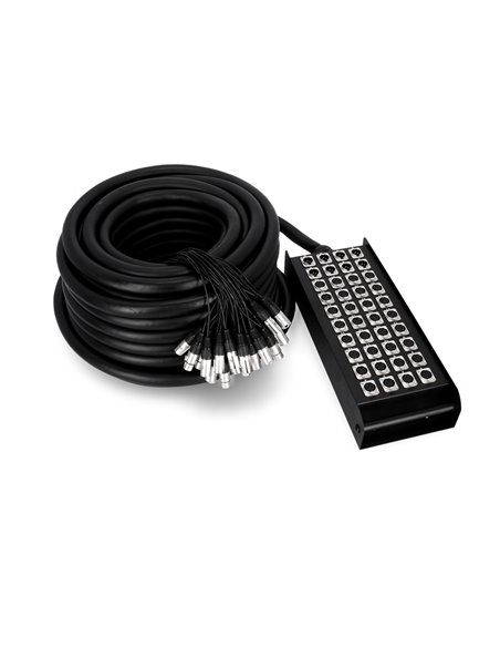 Adam Hall Cables K 40 C 30 - Manguera de Cable con Cajetín de Escenario 32/8 30 m