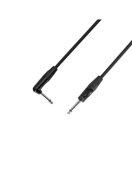 Adam Hall Cables 4 STAR IPR 0300 - Cable de Instrumento REAN de Jack 6,3 mm mono a Jack 6,3 mm mono acodado 3,0 m