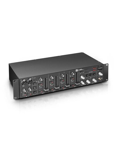 LD Systems ZONE 423 - Mezclador de 2 zonas, formato 19" 2 U