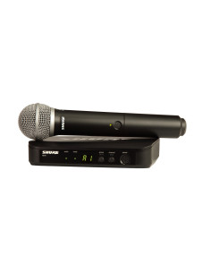 SHURE BLX24E/PG58 H8E Sistema inalámbrico PG58 de mano con receptor de superficie. 518-542MHz.