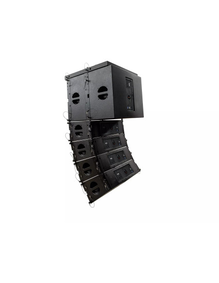 Mark SET MAP 3008 Sistema Line Array activo. Sub 18'' activo + 4 Sat activos