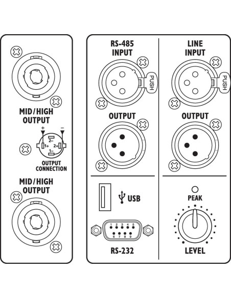 Stage Line L-Ray/1000 Sistema Line Array  Stage Line