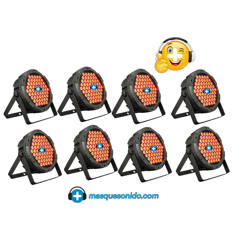Pack 4 Focos LED RGB Económicos