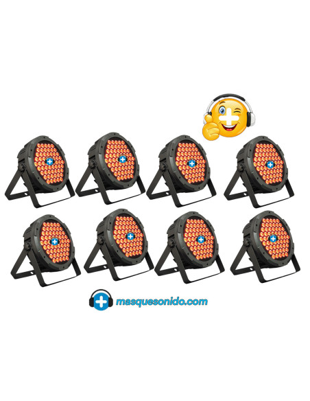 Pack 4 Focos LED RGB Económicos
