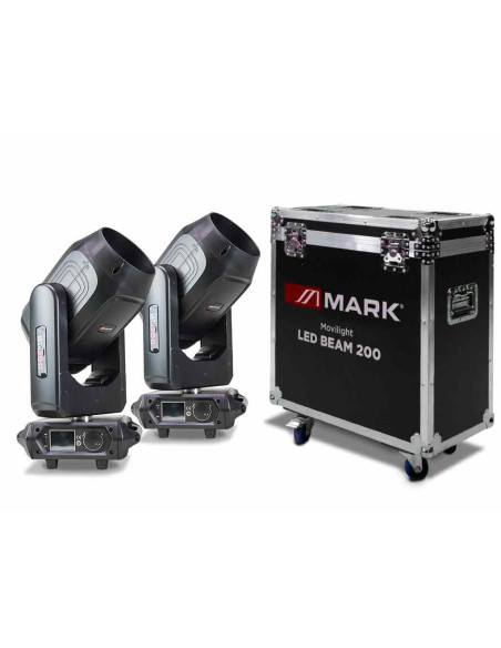 Pareja Cabezas Móviles Beam 200W LED
