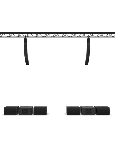 MAILA XL Sistema Line Array Compacto, 17,5 kW