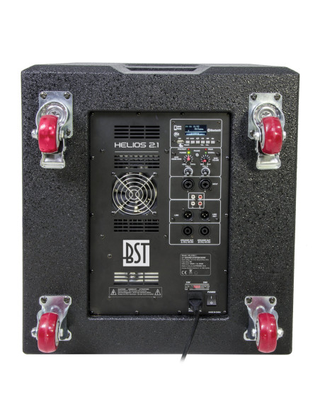 BST HELIOS2.1 – Sistema PA 2.1 activo 900W con sub 18" y 8 satélites