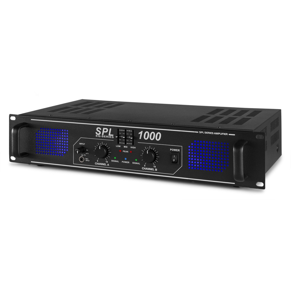 Pack Sonido Full Party 800W: Altavoces LED 8" + Amplificador EQ