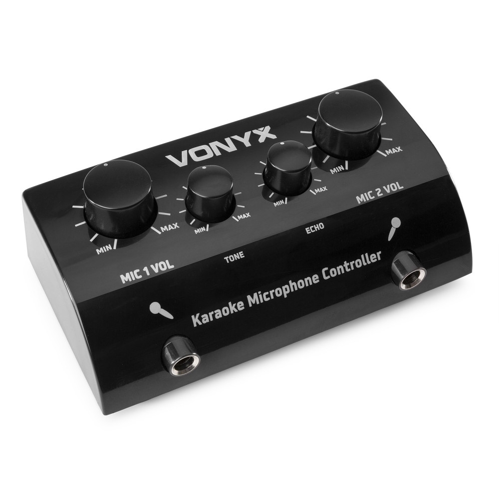 Vonyx   AV430B Controlador micrófonos Karaoke Negro