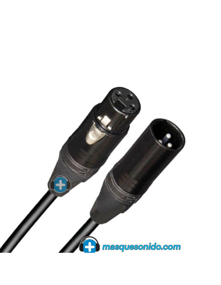 conectores-canon-metalicos-cable-largo-mark