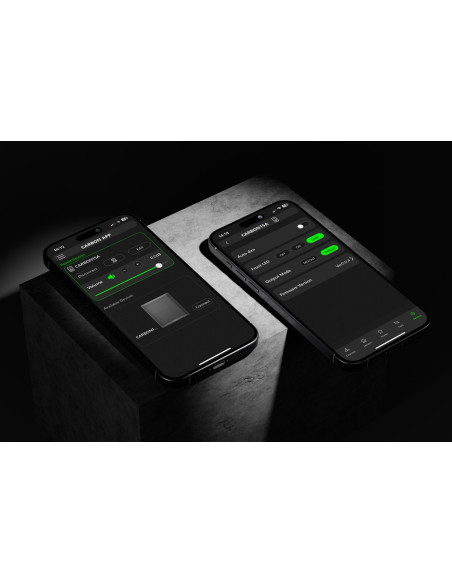 El carbon 15 tiene una aplicacion bluetooth que te permite ajustar los parametros del equipo