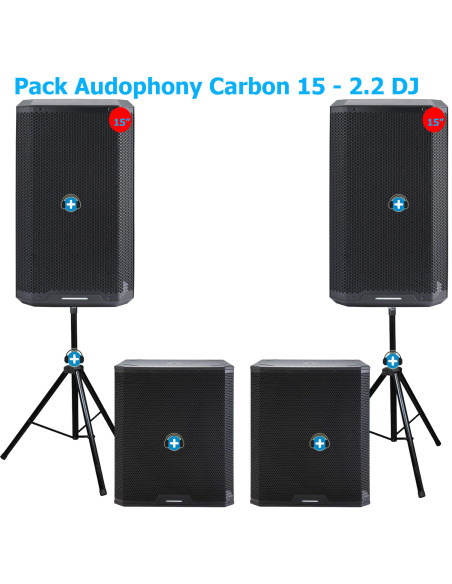 Equipo de sonido completo 2.1 perfecto para interiores y pequeños exteriores