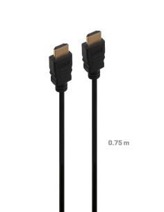 FONESTAR 7904K-0-75 Cable HDMI 2.0. UHD 4K@60Hz. 18 Gbps. Cu. 30 AWG. 0'75 m.