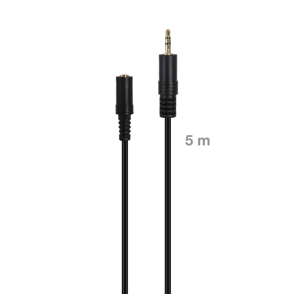 FONESTAR JACK-MF-5 Cable de señal de audio Jack 3'5 mm macho a Jack 3'5 mm hembra