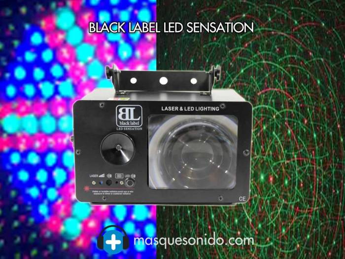 Black Label Led Sensation Led y Laser
