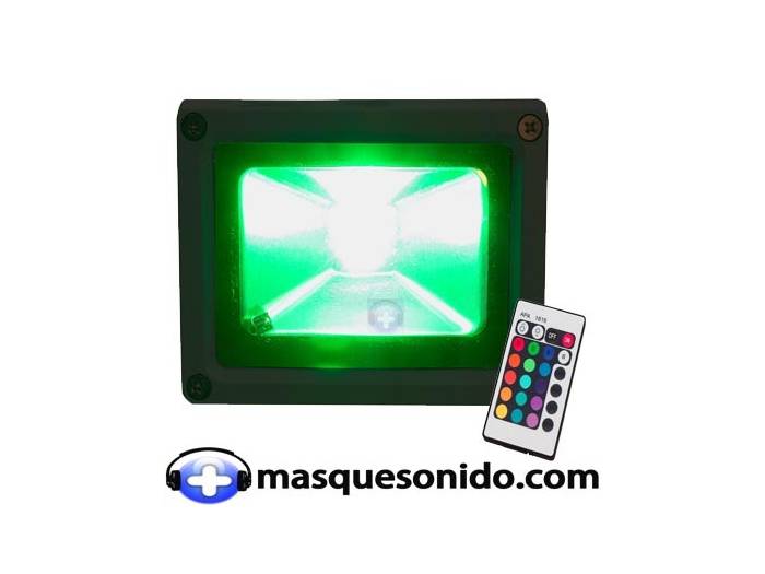 PROYECTOR IBIZA LEDFLOOD10-RGB 