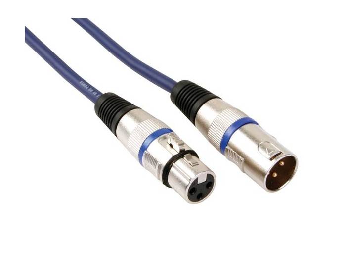 Cable  de iluminacion 1 Metro  DMX - HQ POWER