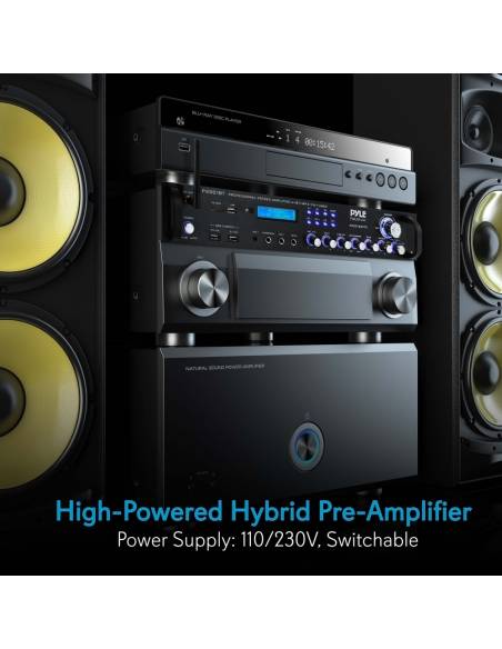Pyle P2001BT- Amplificador con, RADIO USB Y 2000W Pyle Pro P2001BT - 5