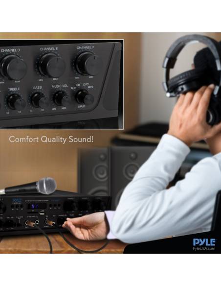 PYLE PTA66BT - Amplificador Hifi de 600w - 5