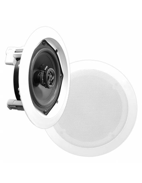 PYLE PDIC61RD - Pareja de altavoces de techo de 6.5 pulgadas - 2
