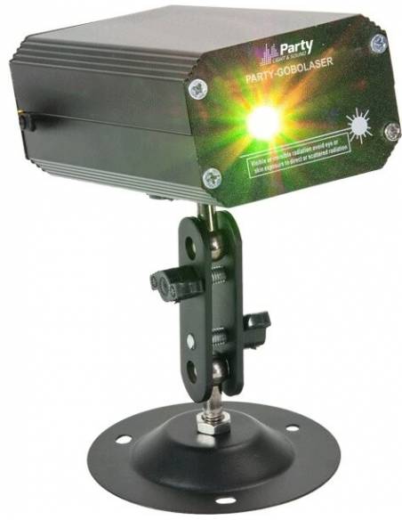 Party Light Sound Gobo Láser 120mW - PARTY-GOBOLASER - 1