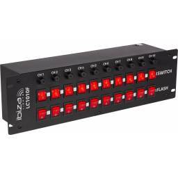 Ibiza Light LC 1010F Panel interruptor de 10 tomas con Flash - 2