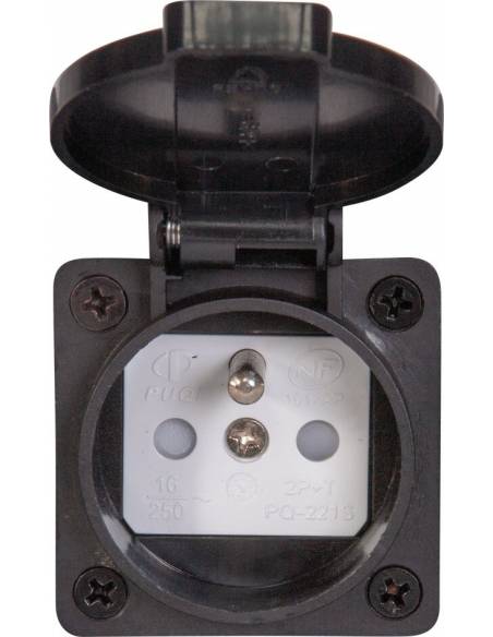 Ibiza Light LC 1010F Panel interruptor de 10 tomas con Flash - 5