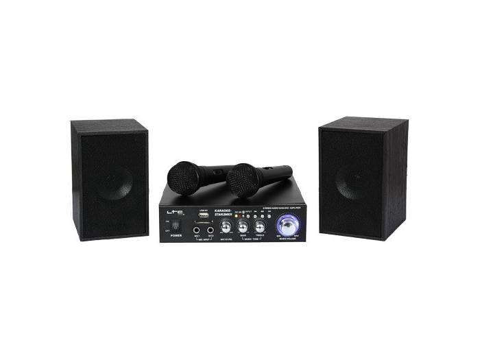 LTC KARAOKE Star2 MKII 100W Bluetooth + 2 Altavoces + 2 Micros - 1