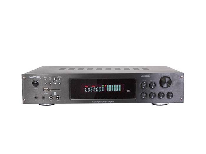Amplificador LTC ATM8000BT Amplificador 7.1 Bluetooth, USB/SD Karaoke