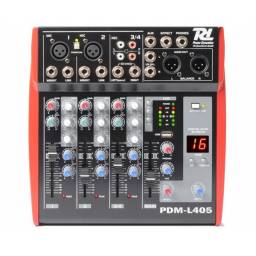 Power Dynamics PDM-L405 - Mesa de Mezclas de 4 canales - 171166 - 1