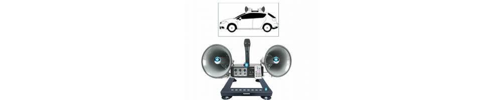 Megafonia para coche y vehiculos
