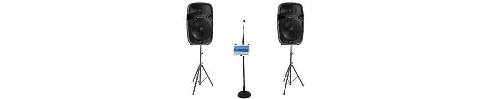 Equipos de sonido para presentador y eventos