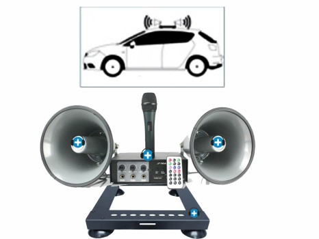Megafonía para coche y vehículos